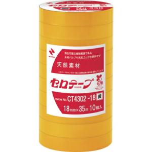ニチバン 着色セロテープ NO.430 黄 18mmX35m ( CT4302-18 )｜orangetool