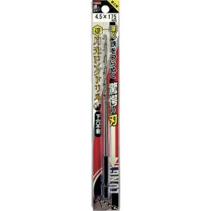 BIC TOOL 鉄工用六角軸月光ロングドリル ブリスターパック4.5×175mm ( 6SGLP4.5-175 ) (株)ビック・ツール｜orangetool