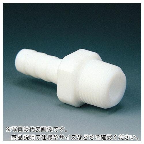 フロンケミカル　ＰＴＦＥ　ハーフオスチューブジョイント　竹の子外径８φ×Ｒ１／４ ( NR0078-...