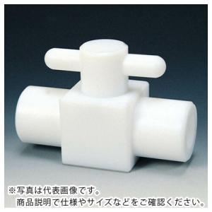フロンケミカル チューブ継手(フッ素樹脂) PTFE コンパクト二方ボールバルブ RC3/4 パーフロ ( NR1203-008 )｜orangetool