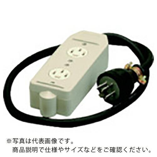 明工 2コ口タップ接地3Pコード1m ( MR2937 ) (株)明工社