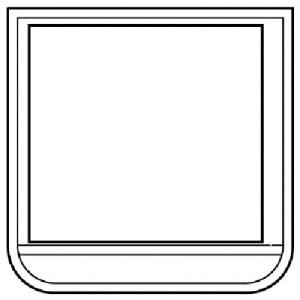 ユニット ポケット胸章白 軟質ビニール 60×60mm ( 368-12 ) ユニット(株)｜orangetool