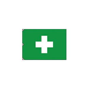 ユニット 衛生旗(大) 綿製 1000×1500mm ( 372-04 ) ユニット(株) (メーカ...