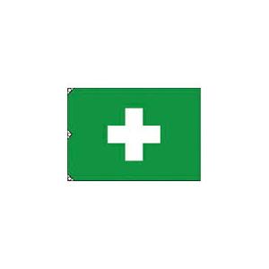 ユニット 衛生旗(小) ( 372-06 ) ユニット(株) (メーカー取寄)