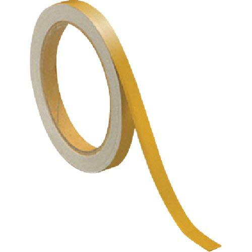 ユニット 反射テープ 黄 2巻1組 10mm幅×10m巻 ( 374-31 ) ユニット(株)