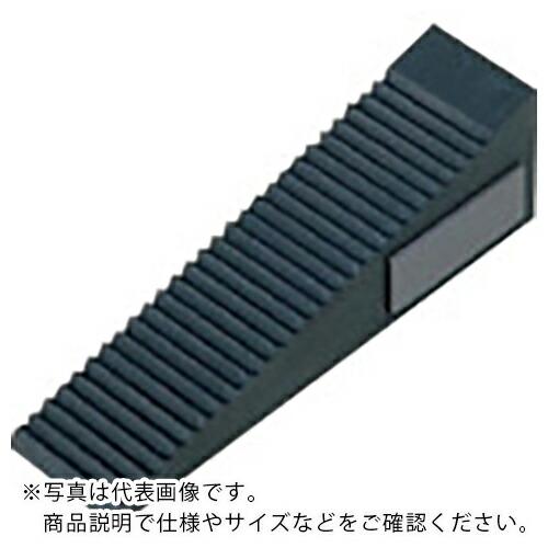 ユニット ドアストッパー 黒 マグネット付 ゴム製 30×120×35H ( 873-23 ) ユニ...