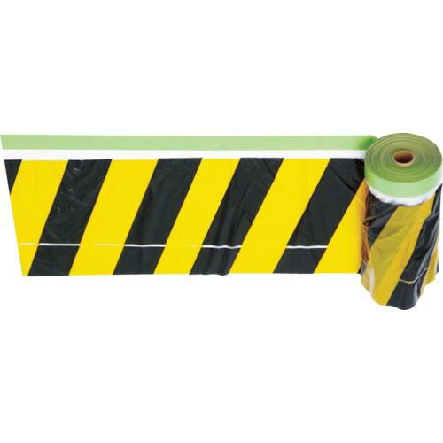 TRUSCO 安全標示フィルム付き粘着テープ 黄/黒 ( THMT-1 ) トラスコ中山(株)