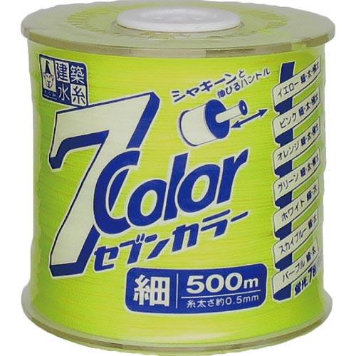 たくみ 7COLOR 細 イエロー 500M ( 4800 ) (株)たくみ