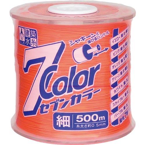 たくみ 7COLOR 細 オレンジ 500M ( 4806 ) (株)たくみ