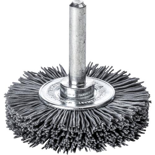 LESSMANN 軸付ホイルブラシ 砥粒入ナイロン線 0.6 #320 φ50 ( 415872 )...