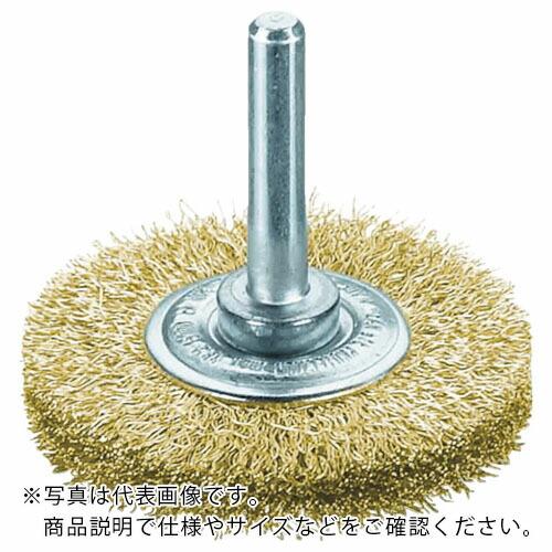LESSMANN 軸付ホイルブラシ 真鍮線 0.2 φ60 ( 416542 )