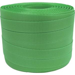 ユタカメイク 梱包用品 PPバンド 15.5mm×100m グリーン ( L-105 ) (株)ユタカメイク｜orangetool