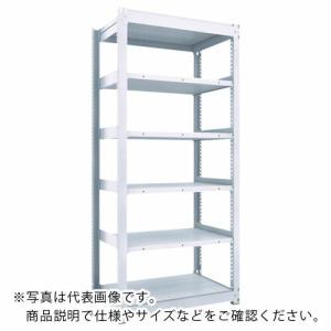 TRUSCO ( トラスコ中山 )　ＴＵＧ型中量ボルトレス棚　３００ｋｇ　単体型　１８５５×７７６×Ｈ２１００　６段 ( TUG300-76J-6 )