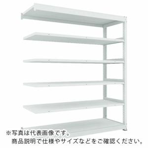 TRUSCO ( トラスコ中山 )　ＴＵＧ型中量ボルトレス棚　４５０ｋｇ　連結型　１８００×６２６×Ｈ２１００　６段 ( TUG450-76L-6B )