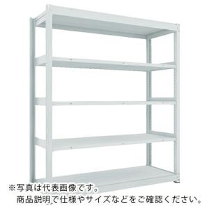 TRUSCO ( トラスコ中山 )　ＴＵＧ型中量ボルトレス棚　６００ｋｇ　単体型　１８５５×７７６×Ｈ２１００　５段 ( TUG600-76J-5 )