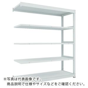 TRUSCO ( トラスコ中山 )　ＴＵＧ型中量ボルトレス棚　６００ｋｇ　連結型　１８００×７７６×Ｈ２１００　５段 ( TUG600-76J-5B )