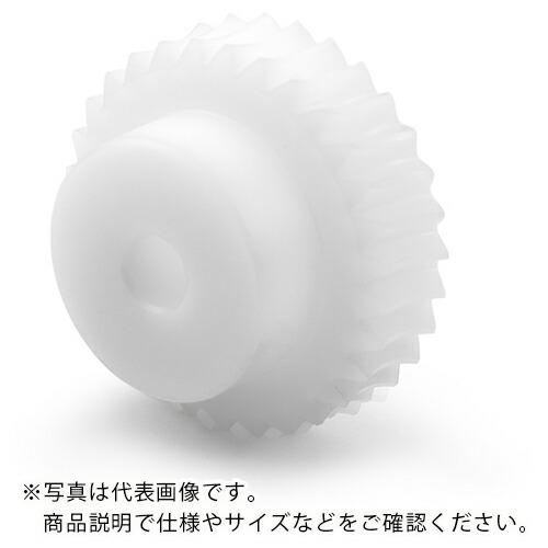 KG ウォームホイール G1D100-R1 モジュール1.0 ポリアセタール(白)ブッシュなし ( ...