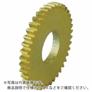 KG S45C平歯車 S50B70A-0208 モジュール0.5 圧力角20度(並歯) 黄銅 A1形 ( S50B70A-M-0208 ) 協育歯車工業(株)｜orangetool