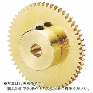 KG S45C平歯車 S50B80B+0203 モジュール0.5 圧力角20度(並歯) 黄銅 B2形 ( S50B80B-P-0203 ) 協育歯車工業(株)｜orangetool
