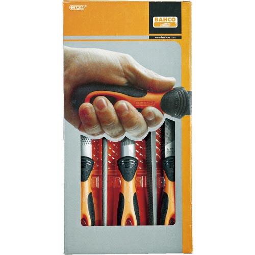 BAHCO 鉄工用ヤスリセット 中目 刃長200mm 5本入 ( 1-477-08-2-2 ) スナ...