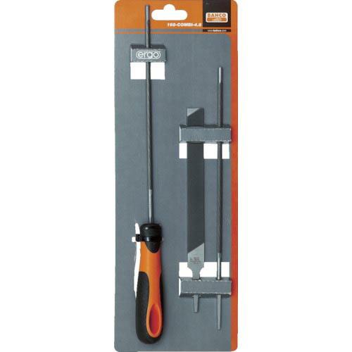 BAHCO エルゴ チェンソーヤスリセット 刃長200mm 刃幅5.5mm ( 168-COMBI-...