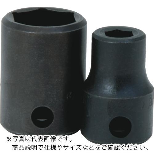 WILLIAMS インパクト用ソケット 1/2 ショート 6角 対辺寸法19mm ( JHW4M-6...