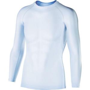 【SALE価格】おたふく 冷感・消臭 パワーストレッチ長袖クルーネックシャツ ホワイト L ( JW-623-WH-L ) おたふく手袋(株)｜orangetool