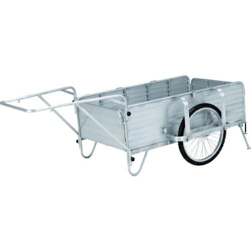 【SALE価格】アルインコ アルミ製折りたたみ式リヤカー 2380×1160×810 均等荷重180...