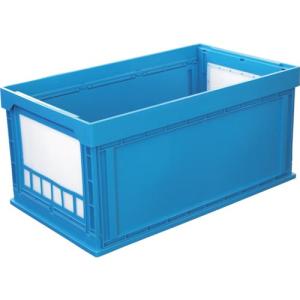 KUNIMORI プラスチック折畳みコンテナ パタコン N-150 ブルー ( 50200-N150-B ) (株)国盛化学｜orangetool