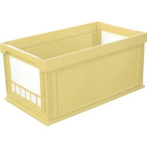 KUNIMORI プラスチック折畳みコンテナ パタコン N-150 イエロー ( 50201-N150-YE ) (株)国盛化学｜orangetool