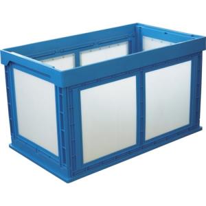 KUNIMORI プラスチック折畳みコンテナ パタコン N-180 ブルー ( 50210-N180-B ) (株)国盛化学｜orangetool