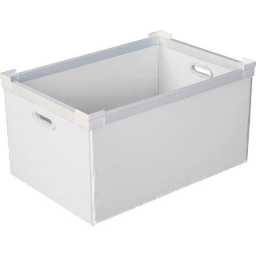 KUNIMORI プラダン NSコンテナ 75L(SWコーナー)ホワイト ( 78500-NS75L...