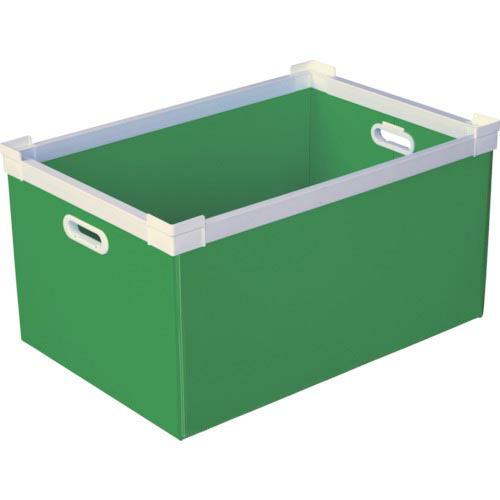 KUNIMORI プラダン NSコンテナ 75L(SWコーナー)ライトグリーン ( 78501-NS...