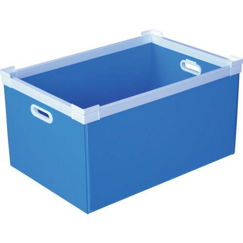 KUNIMORI プラダン NSコンテナ 75L(SWコーナー)ライトブルー ( 78502-NS7...