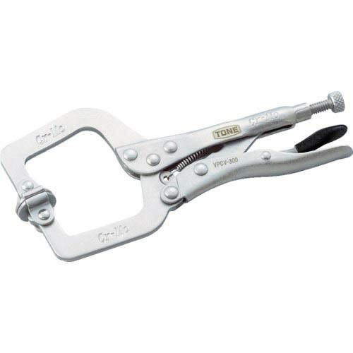 TONE グリッププライヤ C型スイベル180mm ( VPCV-150 ) TONE(株)