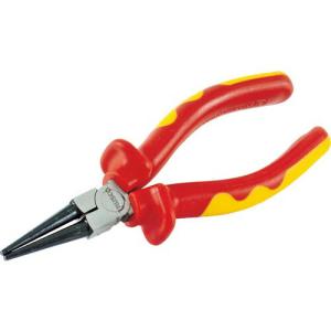 TRUSCO 絶縁ラウンドノーズプライヤー 160mm ( TZSRP-160 ) トラスコ中山(株)｜orangetool