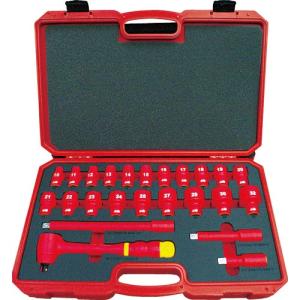 TRUSCO 絶縁ソケットレンチセット(6角タイプ)差込角12.7mm ( TZSW4-24S ) トラスコ中山(株)｜orangetool