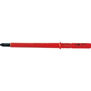 TRUSCO 【売切廃番】 絶縁差替式ドライバー(マグネット入り) (+NO.2X100mm) ( TZDS-2 )｜orangetool