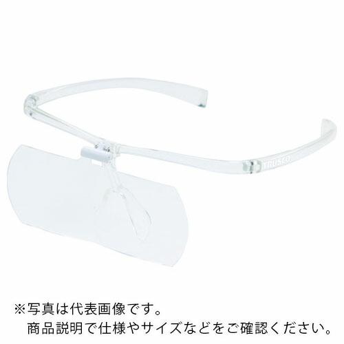 TRUSCO 双眼メガネルーペ1.6/2/2.3倍セット フレーム透明 ( TSM-SET-TM )...