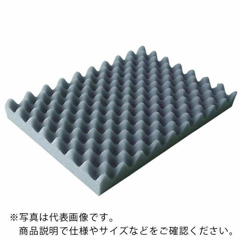TRUSCO 波状加工ウレタンスポンジシート ソフト 40mm 1mX1m 黒 ( TKWS-401...