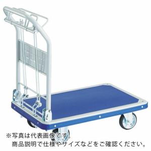 TRUSCO プレス製台車 ドンキーカート 折畳 915×615 ハンド式 ピン式2輪ストッパー付 制動ブレーキ付 ( 301NKHBS ) トラスコ中山(株)｜orangetool