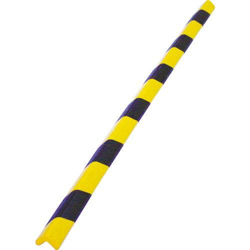 TRUSCO 安心クッションL字型 油面接着仕様 小 黒・黄 1本入り ( TAC-100YS ) ...
