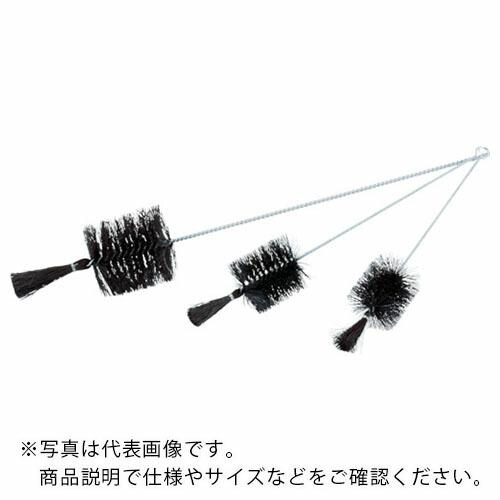 TRUSCO 理化学ブラシ 瓶洗い用 黒豚毛 スチール柄4号 ( TBP-T4J ) トラスコ中山(...