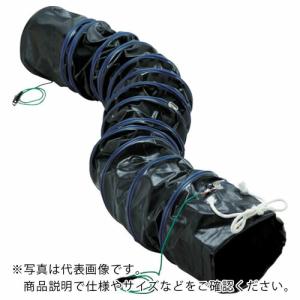 TRUSCO フレキシブルダクト 帯電防止タイプ アース付 Φ320X長さ5m ( RFA-320 ) トラスコ中山(株)｜orangetool