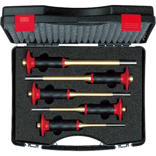 RENNSTEIG ハンドガード付平行ピンポンチ5点セット プラスチックボックス ( 425-154...