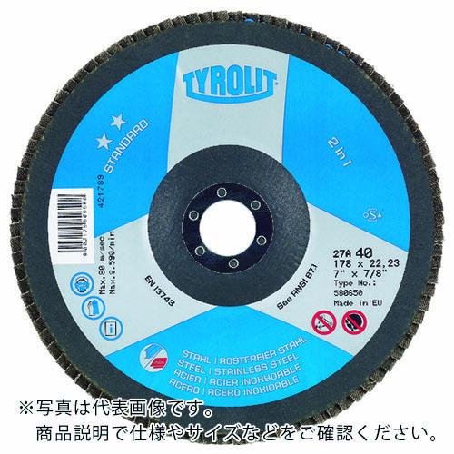 TYROLIT フラップディスク スタンダードタイプ 125mm #80 ( 537110 )【10...