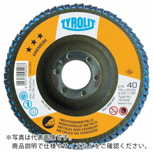 TYROLIT 【売切廃番】 フラップディスク アルミ向け 125mm #120 ( 707163 ...
