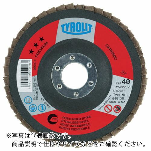 TYROLIT セラミックフラップディスク セラボンド 125mm #60 ( 719800 ) (...