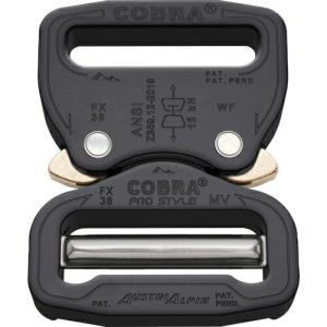 ALPIN COBRAプロスタイルANSI バックル 38MM ブラック VF ( FX38KVF )｜orangetool