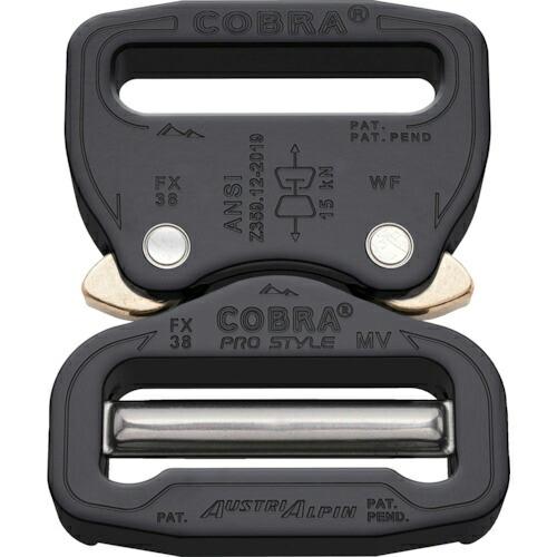 ALPIN COBRAプロスタイルANSI バックル 38MM ブラック VF ( FX38KVF ...